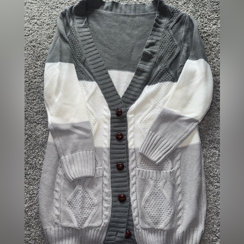 Grey Cardigan